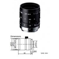 Ricoh FL-CC2514-2M 2 Mega-Pixel Lens (Manual Iris Lens, compatible with 2 mega-pixel cameras) - C32500KP