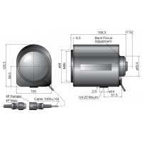 1/2-inch 6.5-104mm F1.4-360 Motorized Zoom Lens